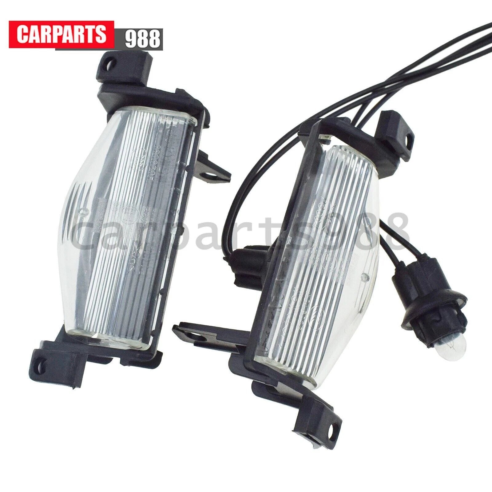 For Mazda 3 2009 10-2013 BS1E-51-270 Rear License Plate Light Assembly w/ Bulbs 6B93BC-57
