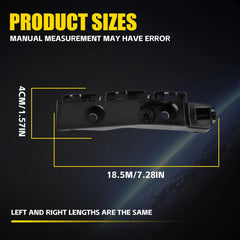 Pair For 2011-2013 Dodge Durango Front Bumper Support Bracket Left Right Side EA 6B93BC-57