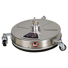 15" Pressure Washer Surface Cleaner w/ 3 Wheels 4000 PSI +2 Extension Wands