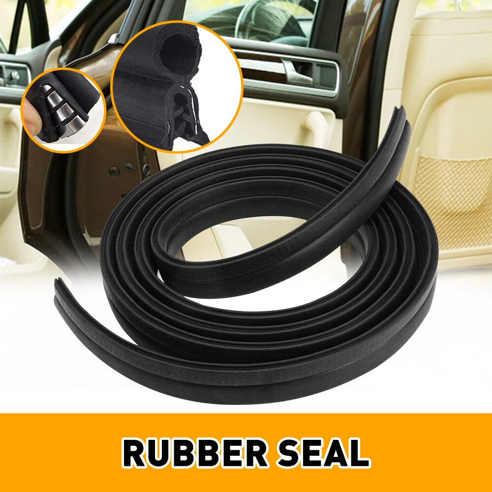 12FT/10FT U Shape Rubber Seal Door Edge Guard Molding Trim Protectors Strip EOA 6B93BC-57