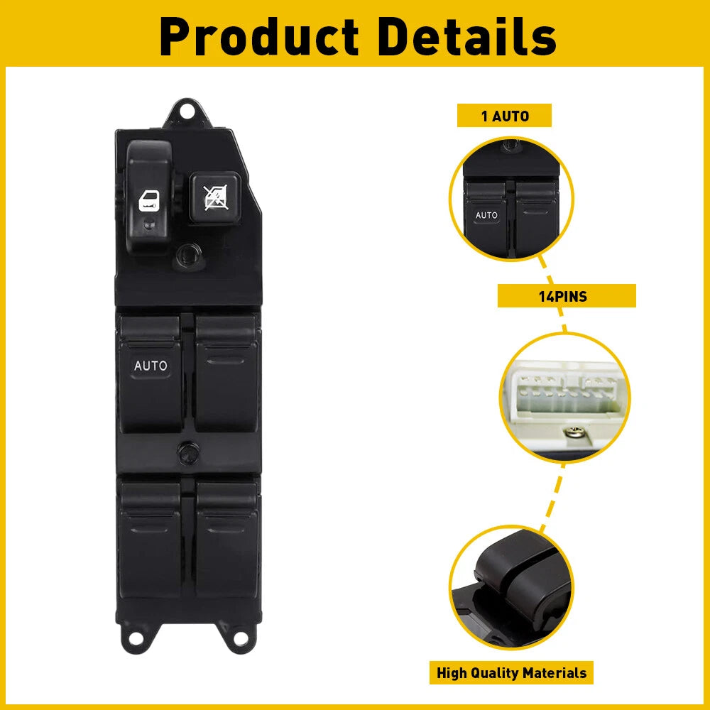 For 1997-2001 Toyota CAMRY Driver Side Electric Power Window Control Switch US 6B93BC-57