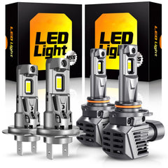 AUXITO H11 H8 H9 LED Headlight Kit Low Bulb Beam Super Bright 6500K White 9000LM AUXITO