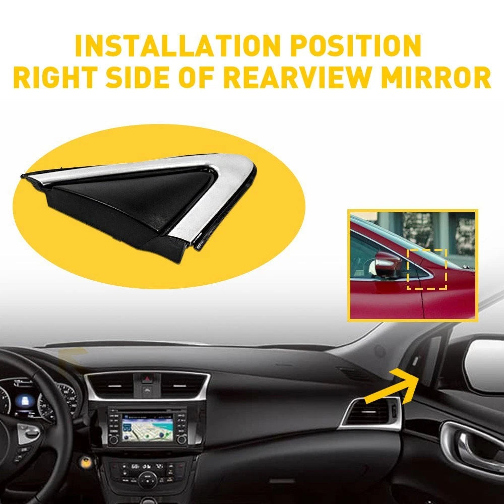 Front Right Fender Trim /Mirror Finisher For 2013-2019 Nissan Sentra 96318-3SG0A 6B93BC-57