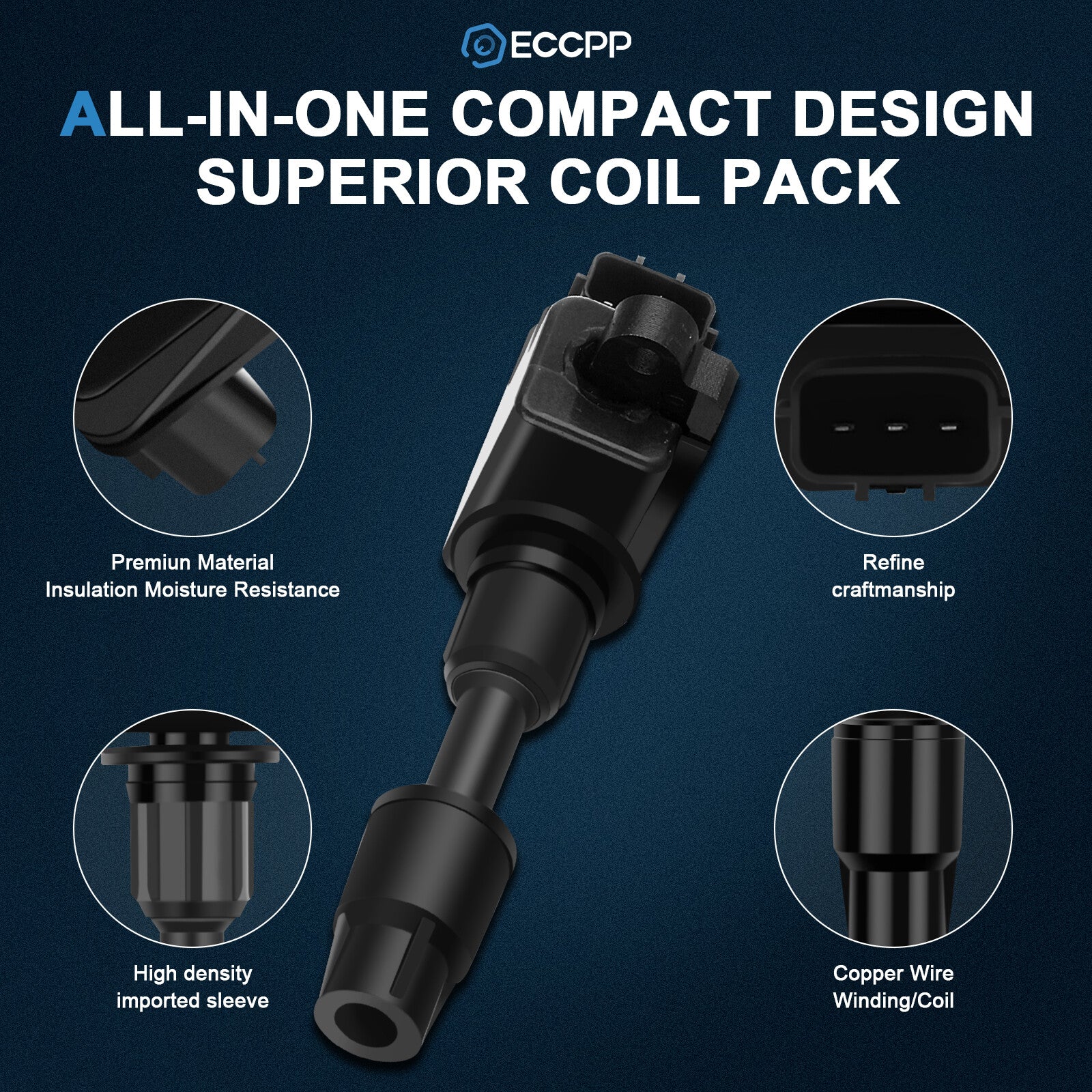 ECCPP 8 Ignition Coils For V8 4.1L Infiniti For Q45 1997 1998 1999 2000 20001 ECCPP