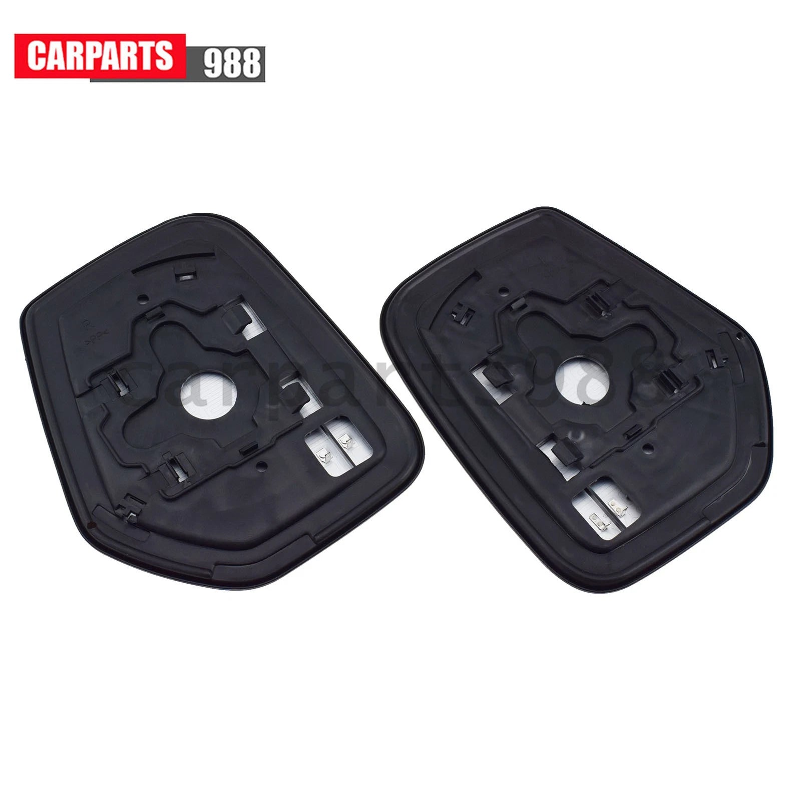2Pcs Left Right Rearview Heated Mirror Glass For Mitsubishi L200 Triton 2006-15 6B93BC-57