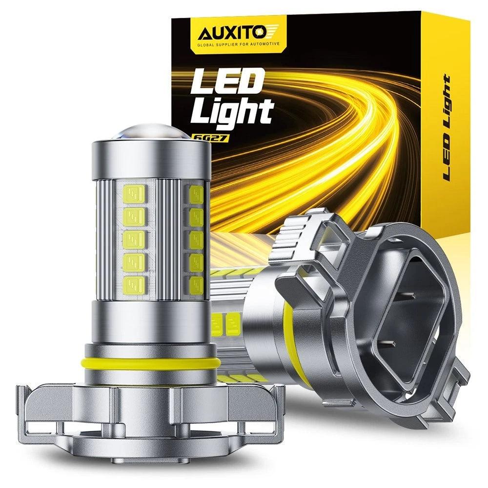 AUXITO H16 5201 5202 Super Bright LED Fog Daytime Running Light Bulb White 6G EA AUXITO