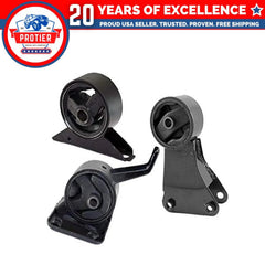 Fits 1992-1995 Hyundai Elantra 1.6L AUTO Trans Motor & Trans Mount Set 3PCS : 6B93BC-57
