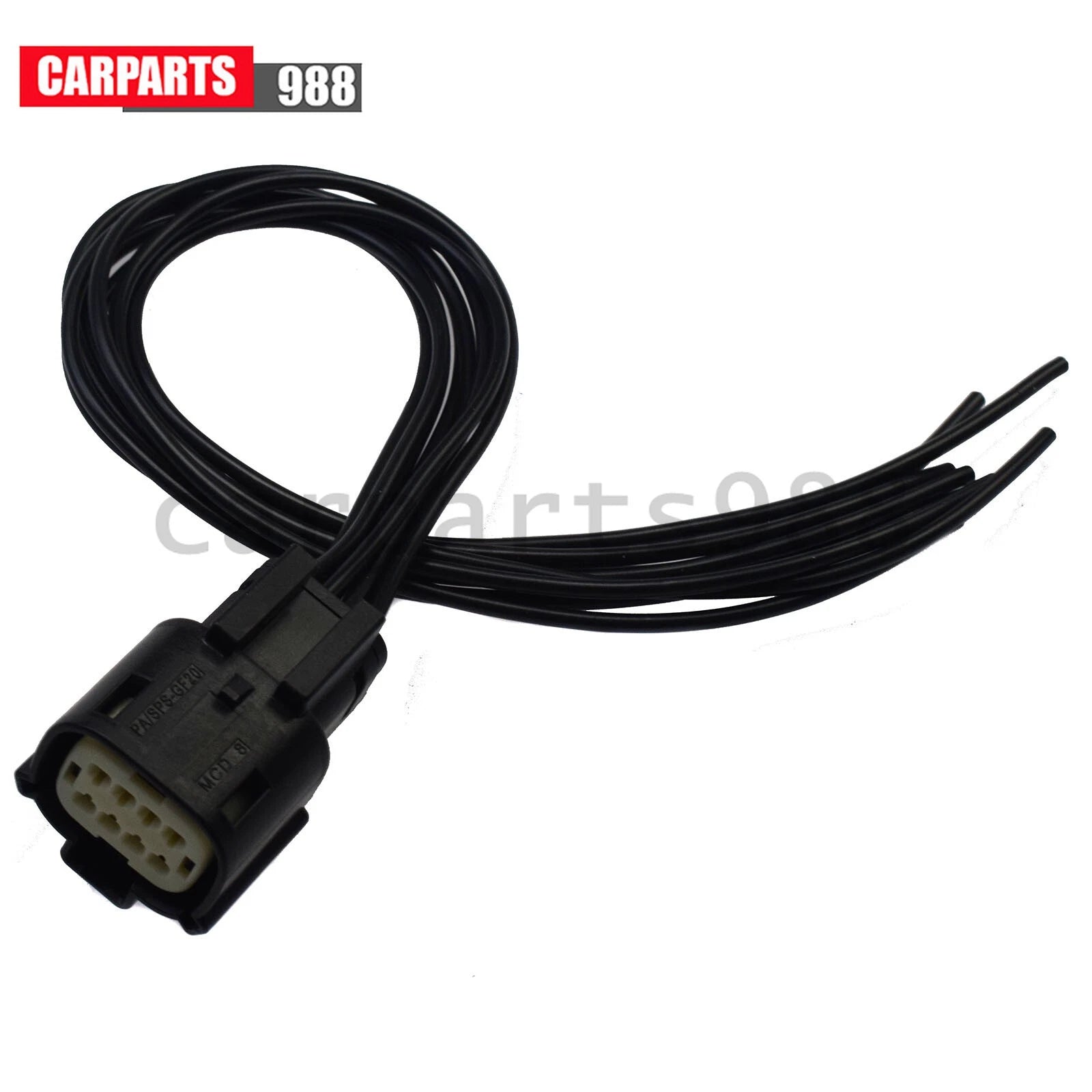 Headlight Connector Pigtail plug 6-pin wire 8-way For 16-18 Chevrolet Silverado 6B93BC-57