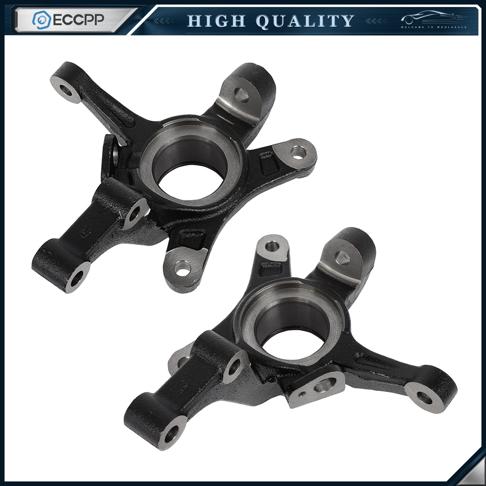 2X Front Left & Right Side Steering Knuckles For Chevrolet Aveo Aveo5 Pontiac G3 KOEEP