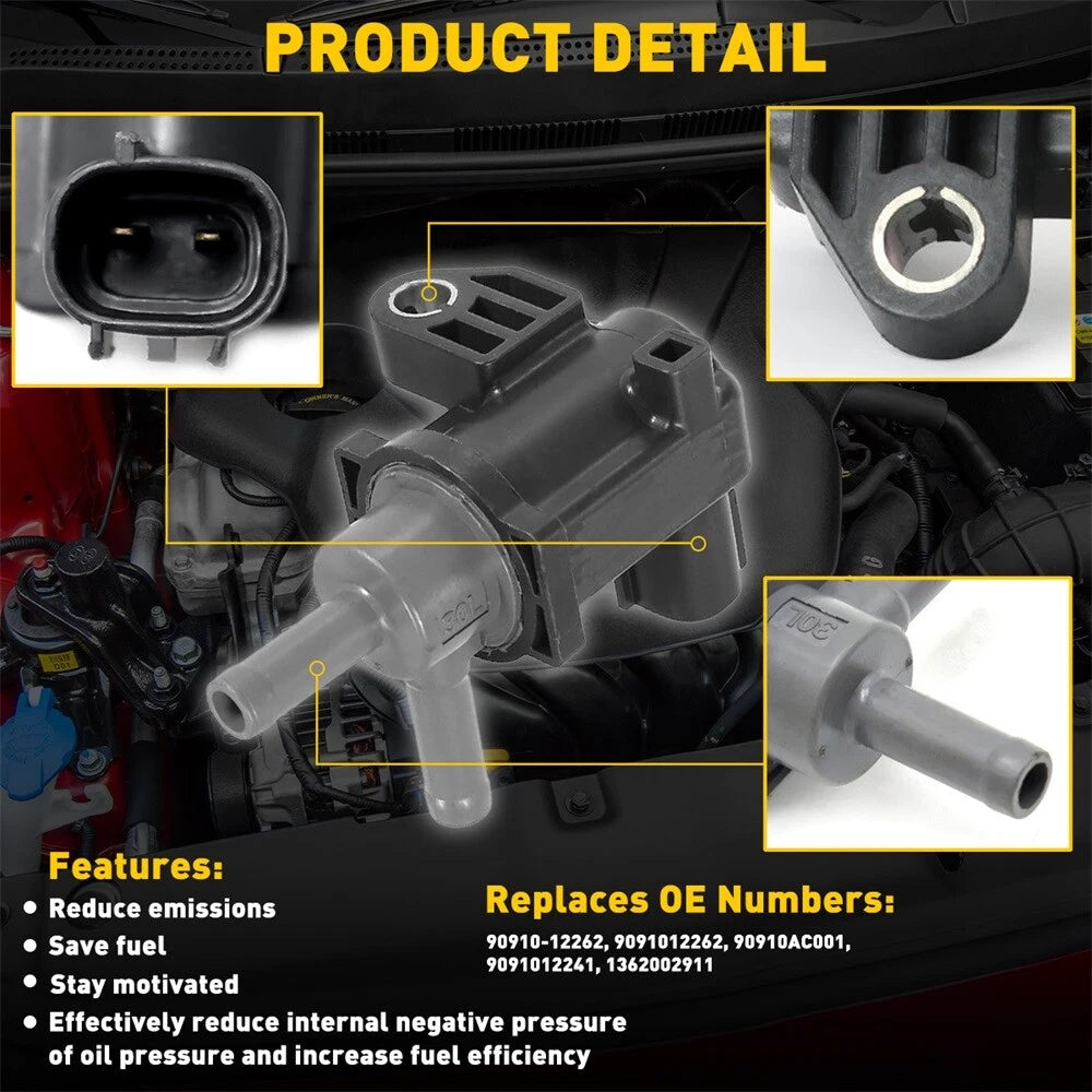 Vapor Canister Purge Solenoid For Valve Toyota 4runner Cruiser Tacoma Tundra US 6B93BC-57