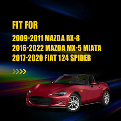 Pair Amber Sequential LED Side Light Marker Smoke For 2017-20 124 Fiat Spider EA 6B93BC-57