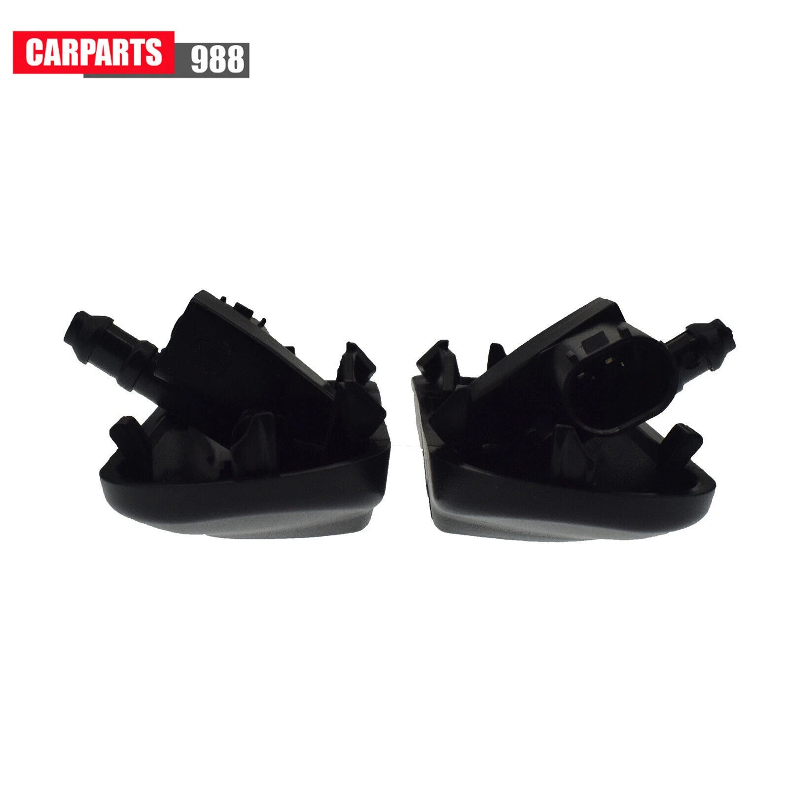 Pair Windshield Washer Spray Nozzle Heated For VW Jetta Golf Mk5 Mk6 Passat B6 6B93BC-57