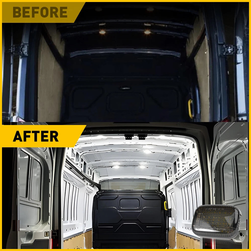 6x LED Interior Roof Light For 2015-2024 Ford Transit 150/250/350/350 HD Van EOA 6B93BC-57