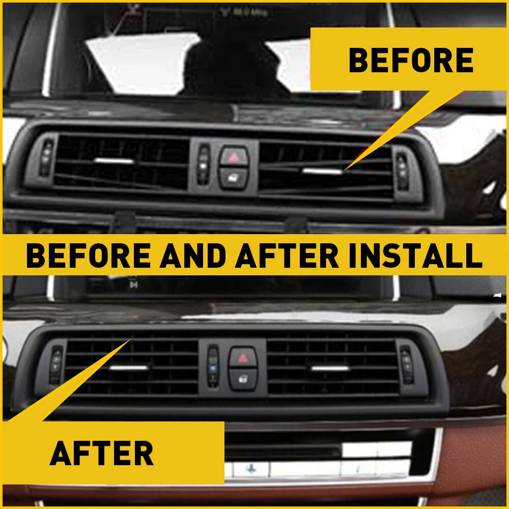 Fits BMW 520i 528i 530i 535i 2010-2016 Front Console Dash Air Vent Grille Cover 6B93BC-57