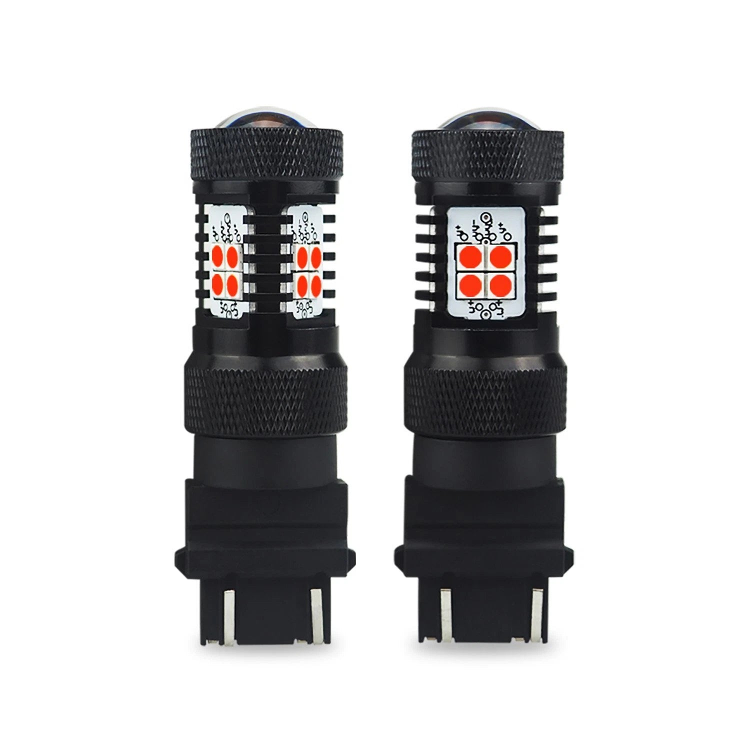 2X AUXITO 3157 3156 3057 Brake stop Tail Light Bulb Super Red LED 14K For GMC EA AUXITO