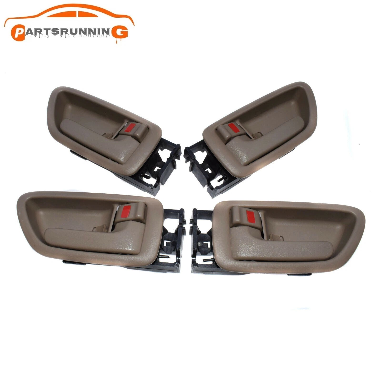 4x Front Rear Left Right Interior Door Handle Trim for Toyota Sequoia 2001-2007 6B93BC-57
