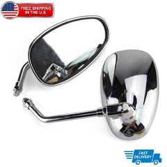 For Kawasaki Vulcan 1500 1600 1700 900 800 Chrome Motorcycle Rearview Mirrors US