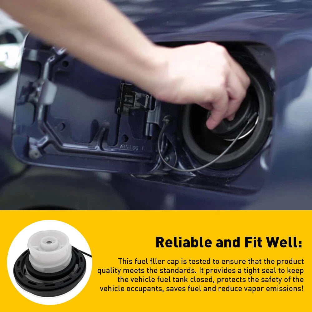 1 Fuel Gas Tank Filler Cap Cover Black For Hyundai Kia 2006-2020 Car Accessories 6B93BC-57