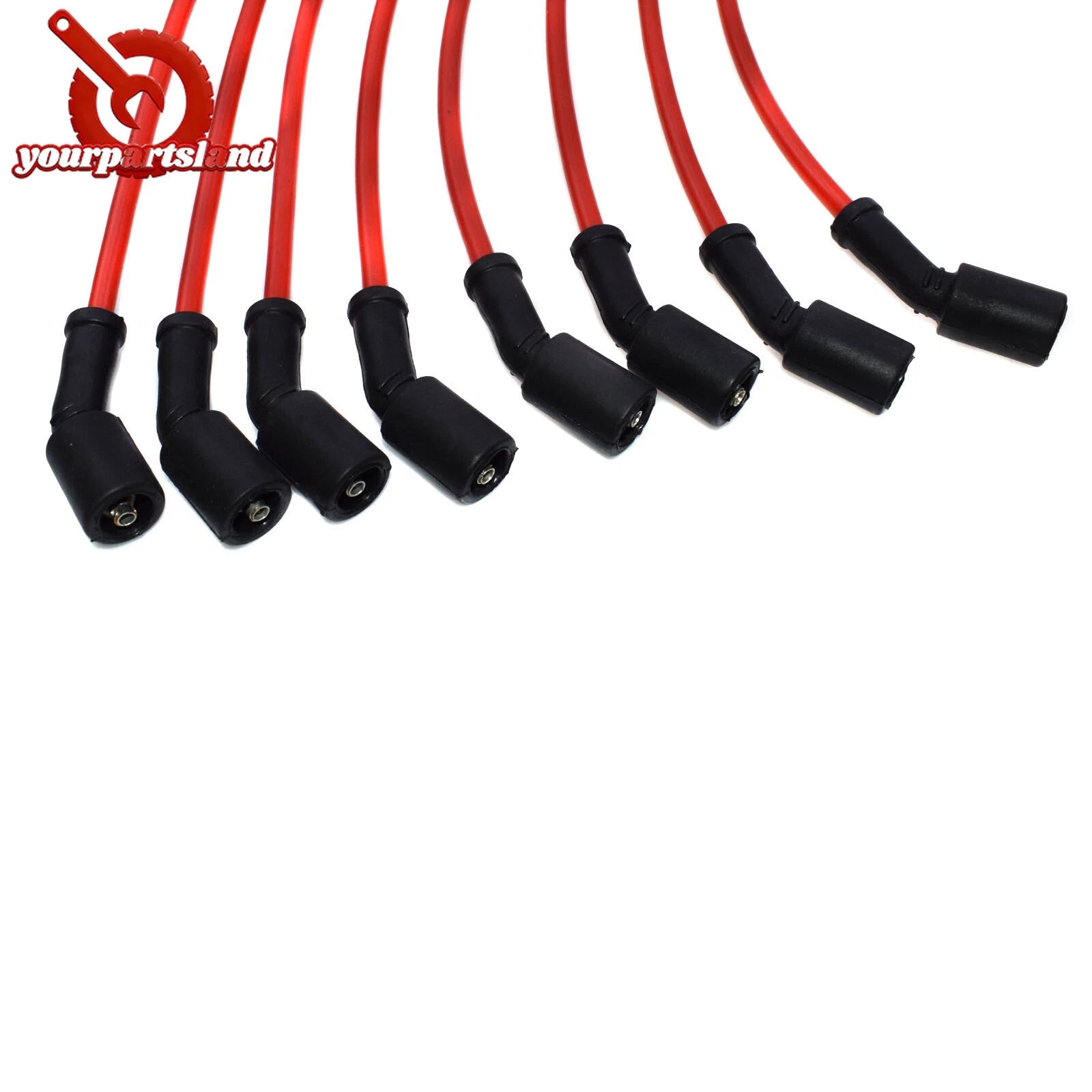 MSD 32819 8.5mm LS1 Red Spark Plug Wire Set For 97+ Corvette Camaro Z28 Firebird 6B93BC-57