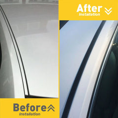 A Black Pair Roof Trim Molding Kit LH&RH For 2012-2015 Honda Civic Sedan 4-Door 6B93BC-57