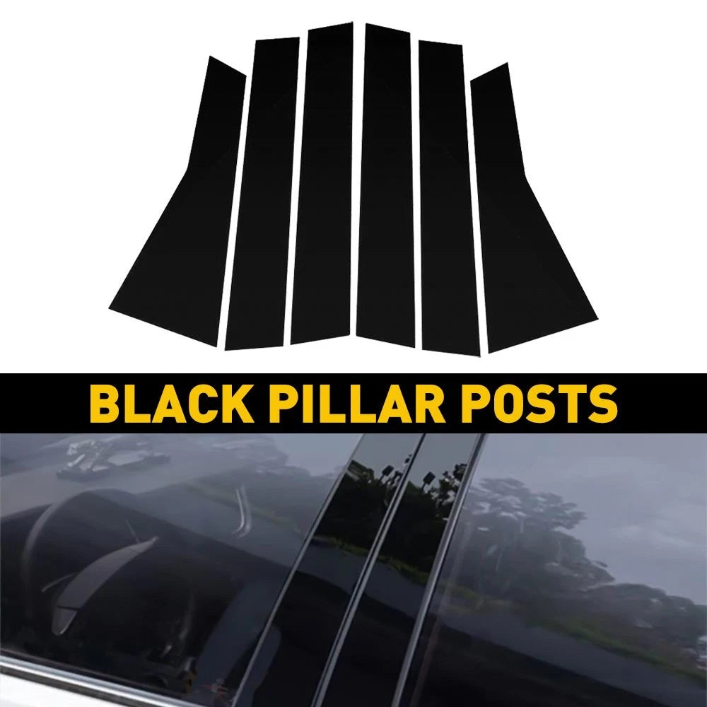 Pillar Posts For 2017-2022 Honda CR-V 6pcs Set Door Trim Cover Replacement EOA 6B93BC-57