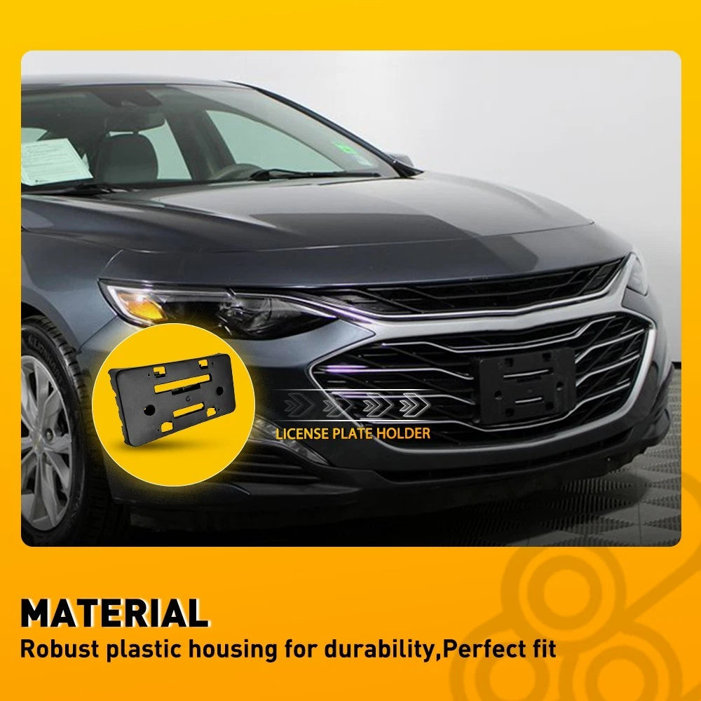 For 2019 20-2023 Chevy Malibu Front License Plate Tag Bracket Holder 84524301 EA 6B93BC-57