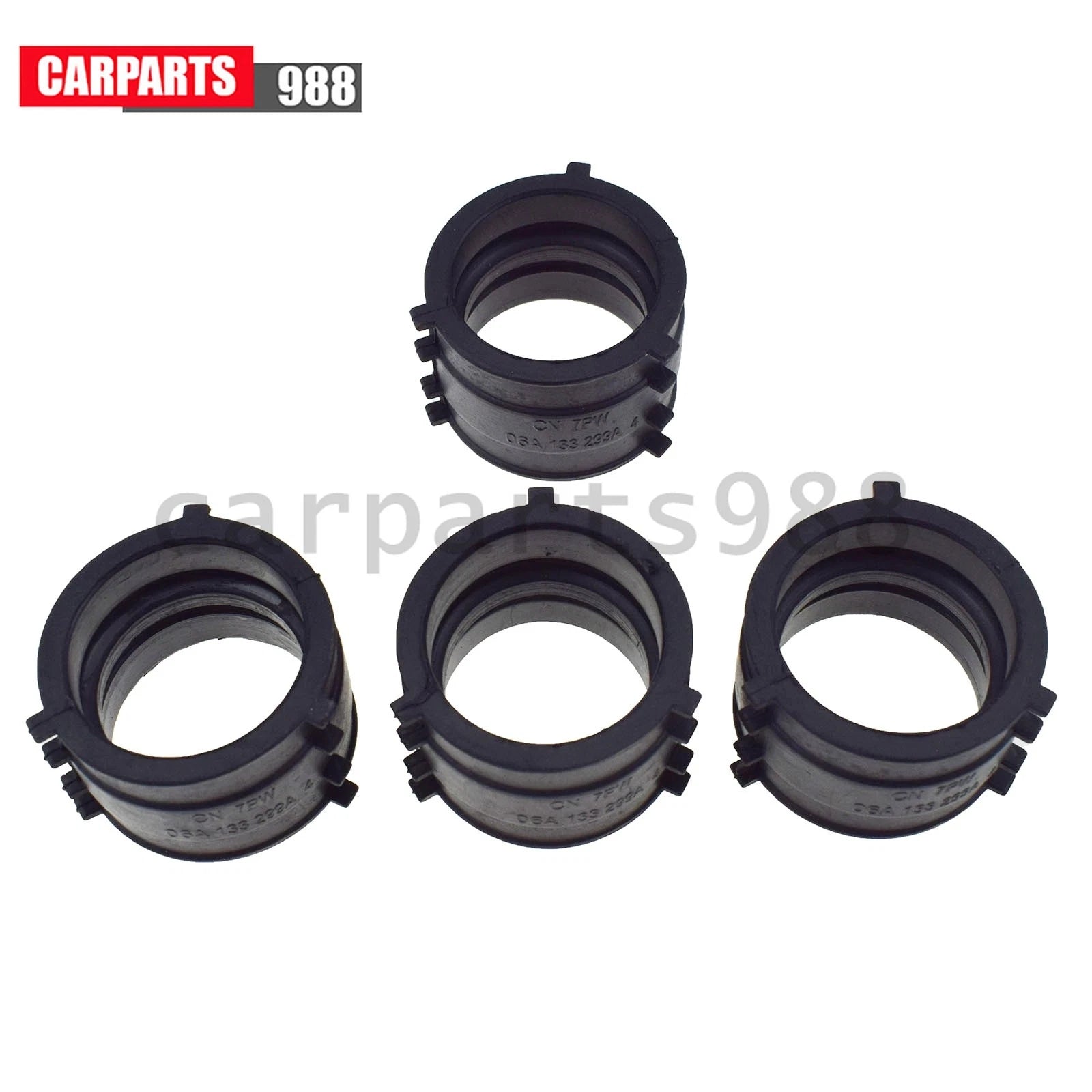 4Pcs Air Intake Hose Seals For VW Passat Audi A6 C5 A4 06B133299C 06B133299A 6B93BC-57