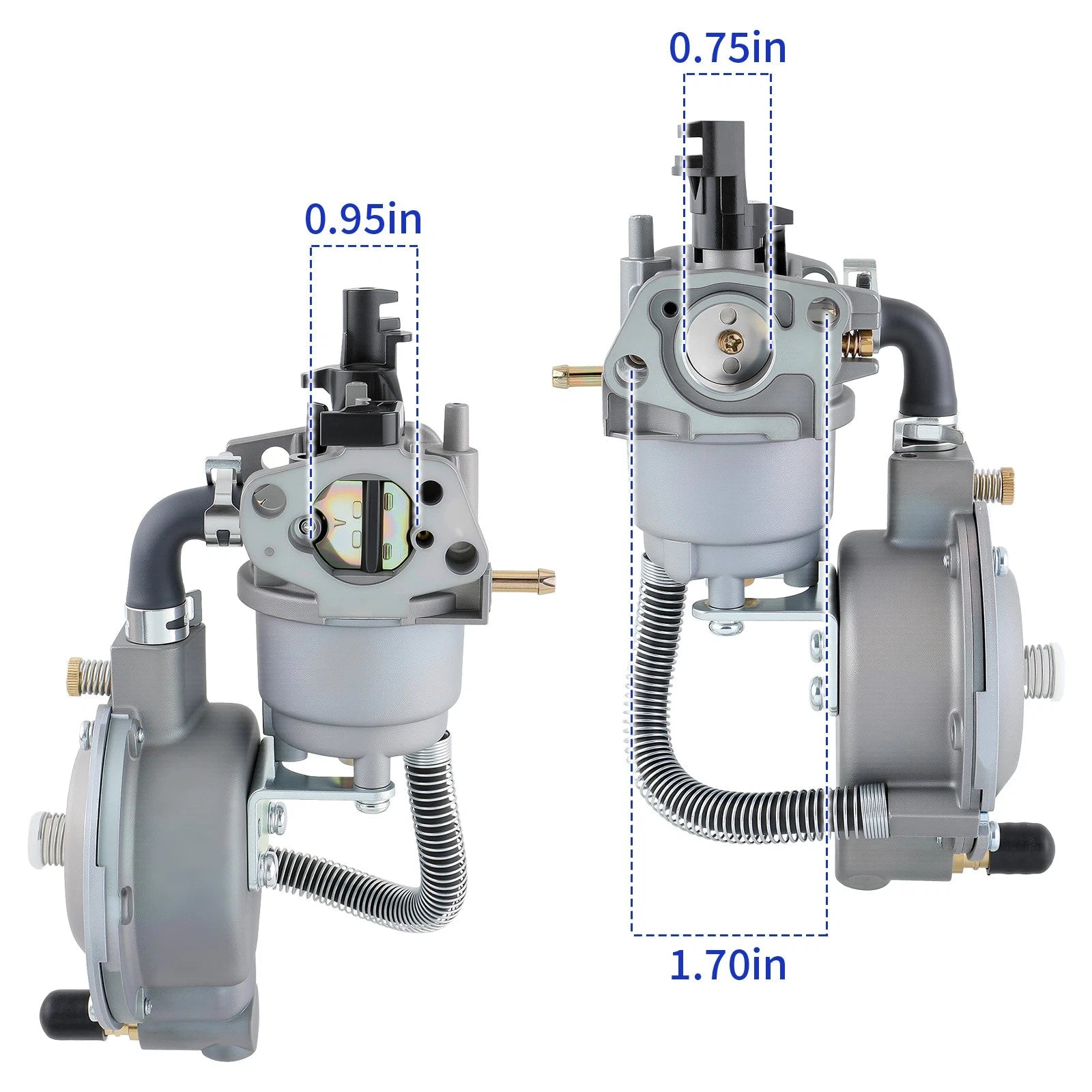 For Honda Dual Fuel 170F GX200 LPG Carburetor Conversion Kit Generator Propane 6B93BC-57