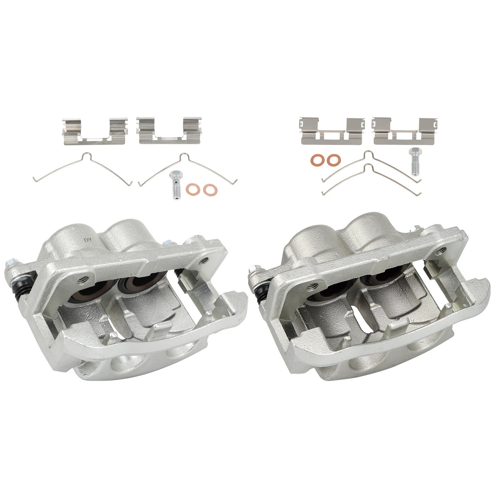 Front Left Right Brake Calipers 2Pcs For 2004-2005 Ford F-150 2005 Ford Lobo 6B93BC-57