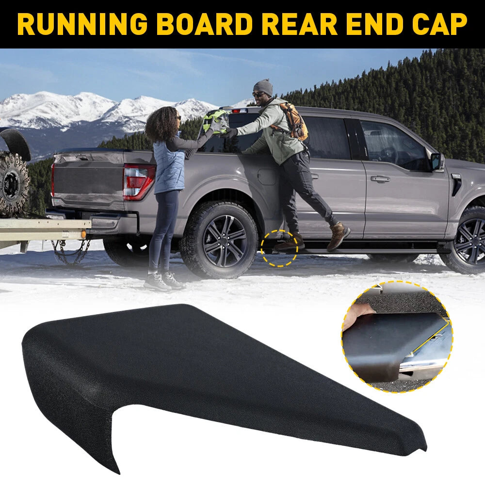 For 2015-2022 Ford F150 running board REAR cap end RIGHT Passenger step USEOA 6B93BC-57