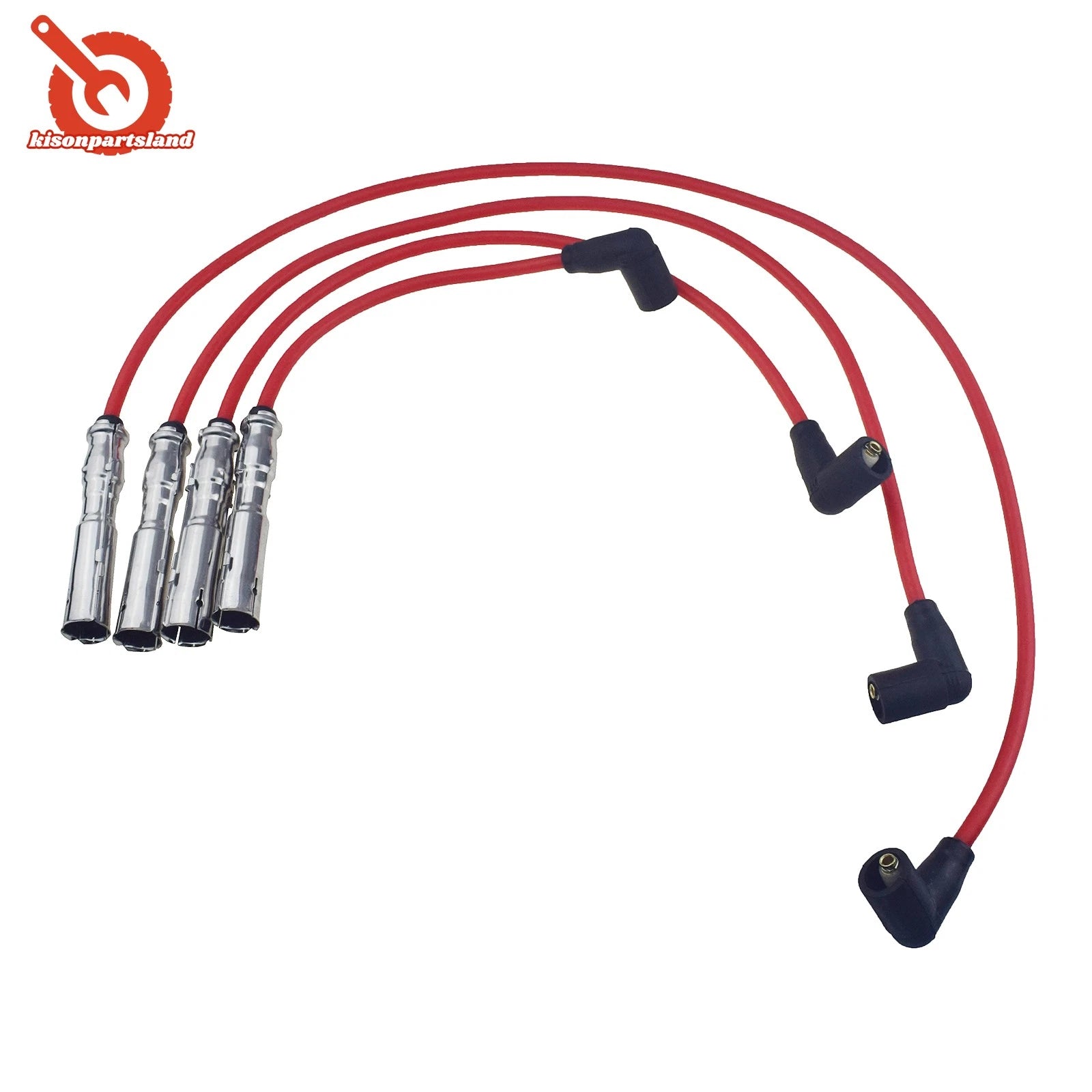 Spark Plug Wire Set For VW Beetle Bora Golf GTI Jetta 2.0L SOHC 27588 144054 6B93BC-57