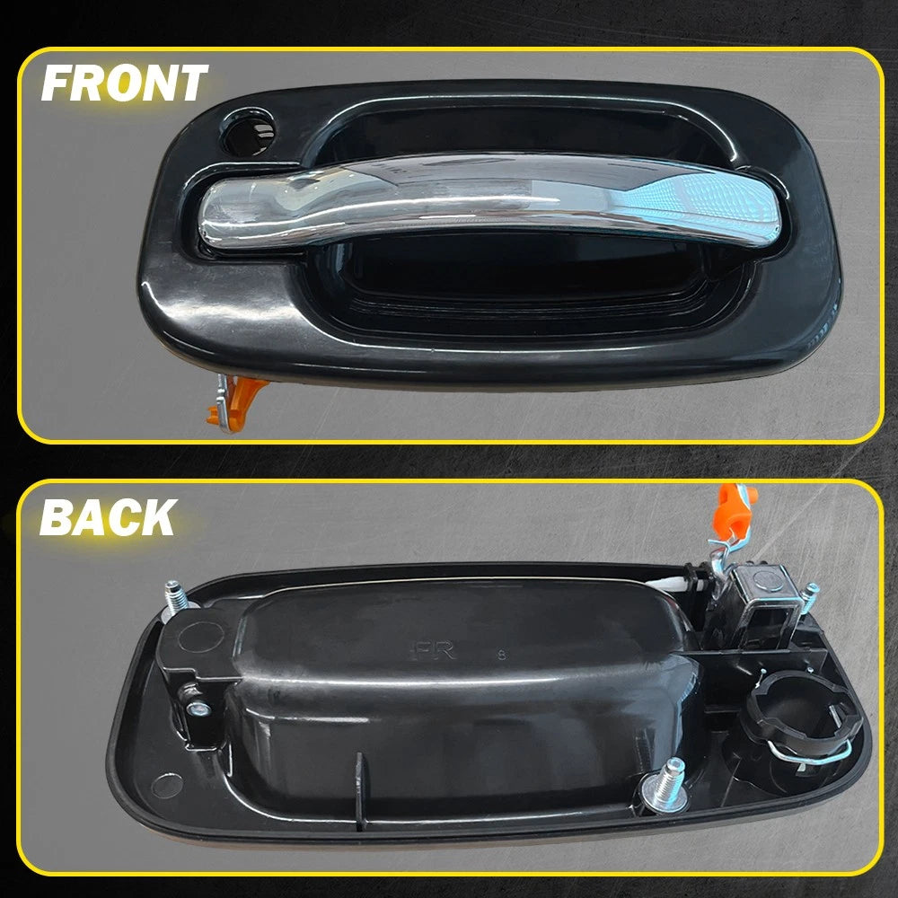 2pcs Front Outer Door Handle For 99-06 Chevy Silverado Tahoe Cadillac Escalade A 6B93BC-57