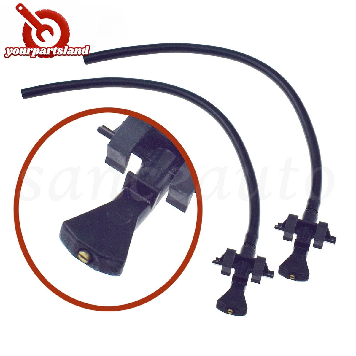 Windshield Wiper Spray Nozzle 2PCS for Mitsubishi Outlander 2013-2021 8265A596 6B93BC-57