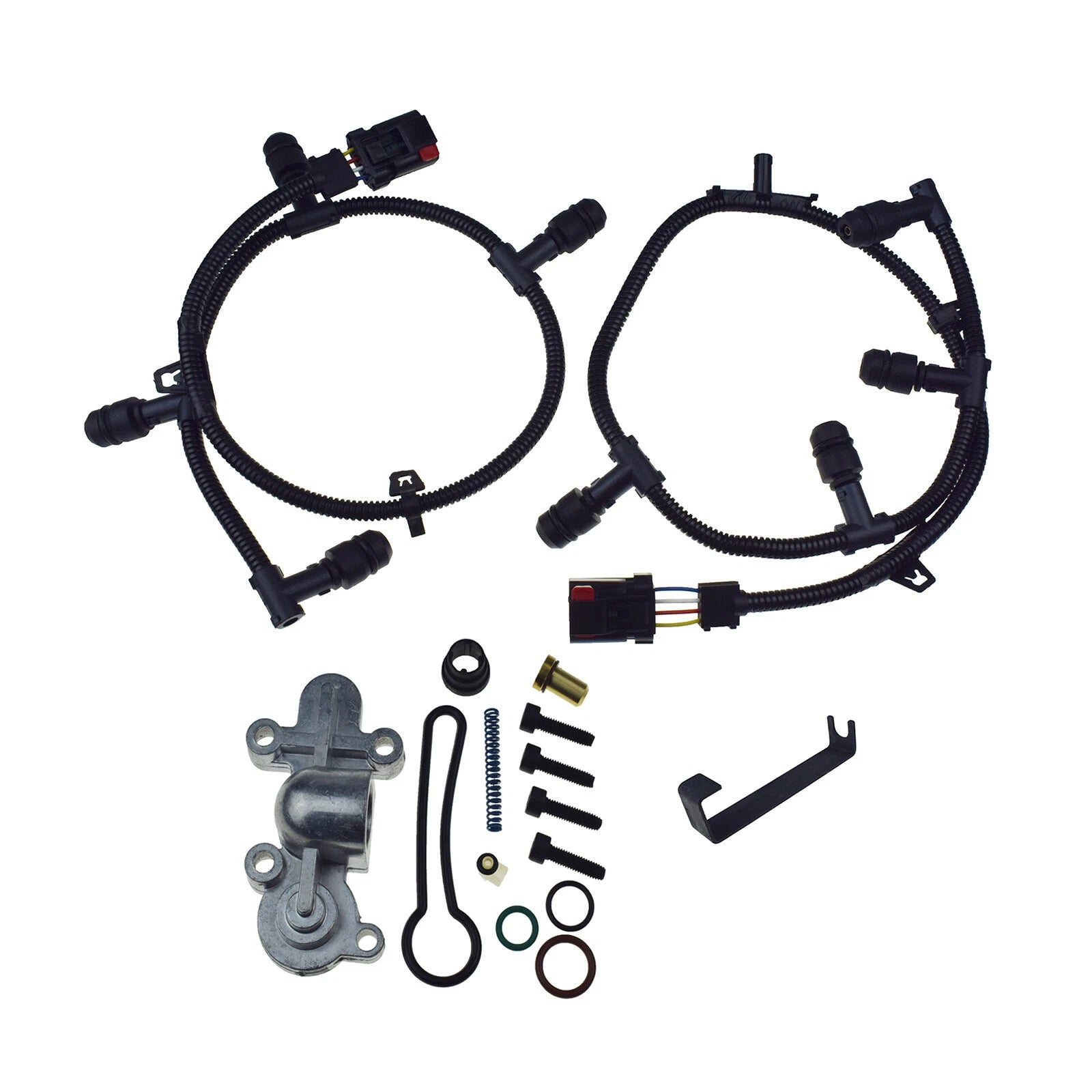 Glow Plug Wire Harnesses + Fuel Pressure Regulator For Ford 6.0L Powerstroke 6B93BC-57