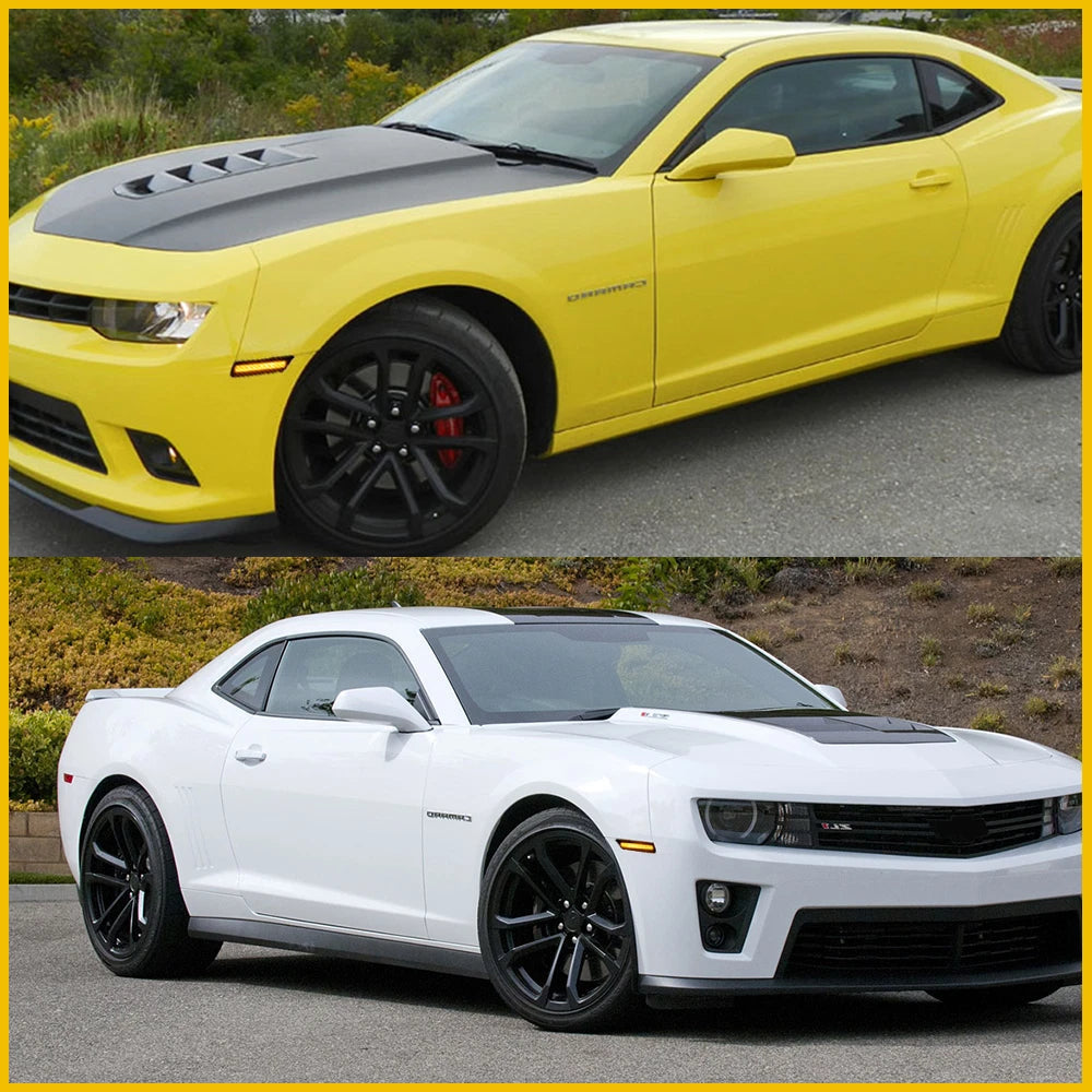 Front Amber LED Side Lights Marker Fender Lamps For Chevrolet 2010-2015 Camaro 6B93BC-57