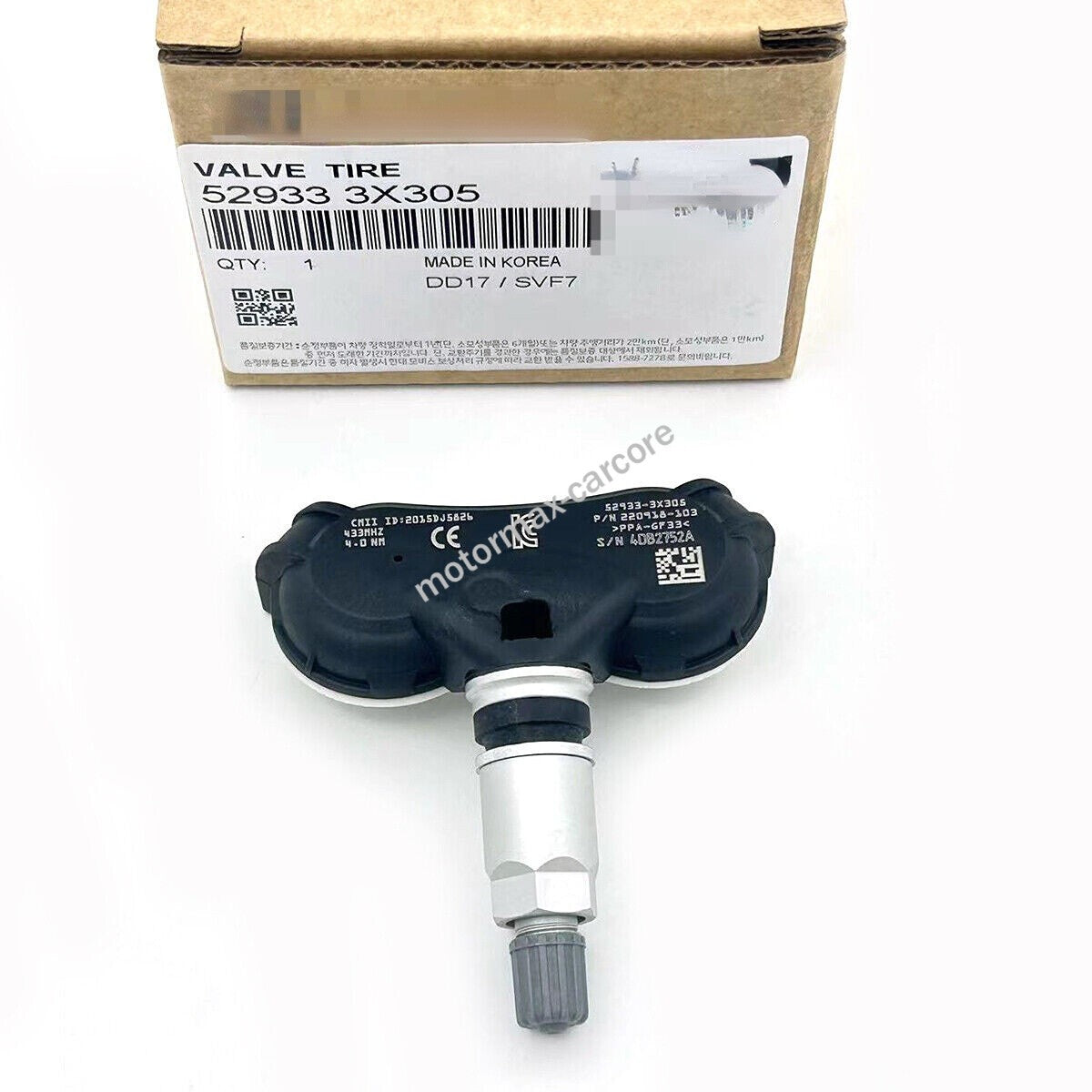 TPMS Tire Pressure Sensor 434MHz 52933-3X305 For Kia Cerato TD YD Rio UB 12-16 6B93BC-57