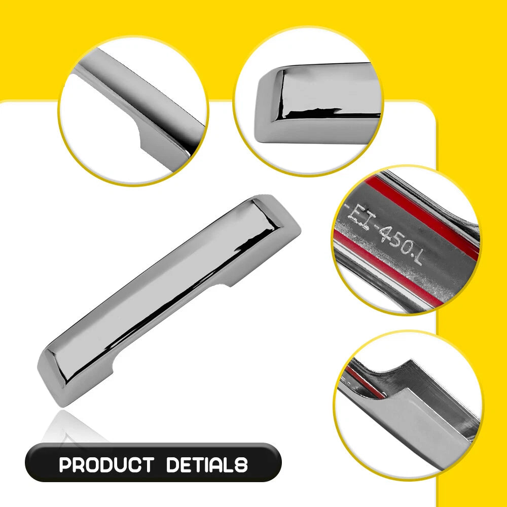 For 2021 2022 2023 2024 Ford F150 Chrome Door Handle Covers F-150 W/O Smartkey A 6B93BC-57