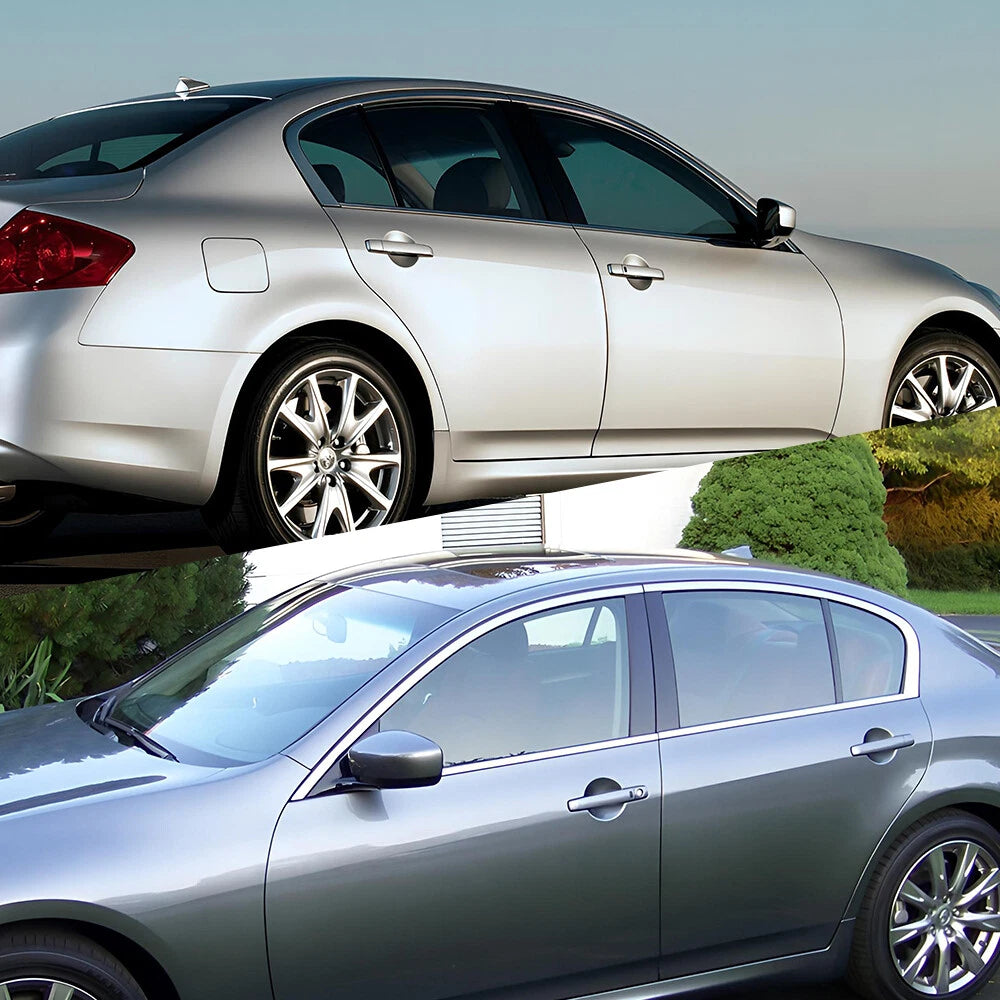 6PCS Gloss Black Door Pillar Posts Cover Trim For Infiniti G35 G37 Sedan 02-13 A 6B93BC-57