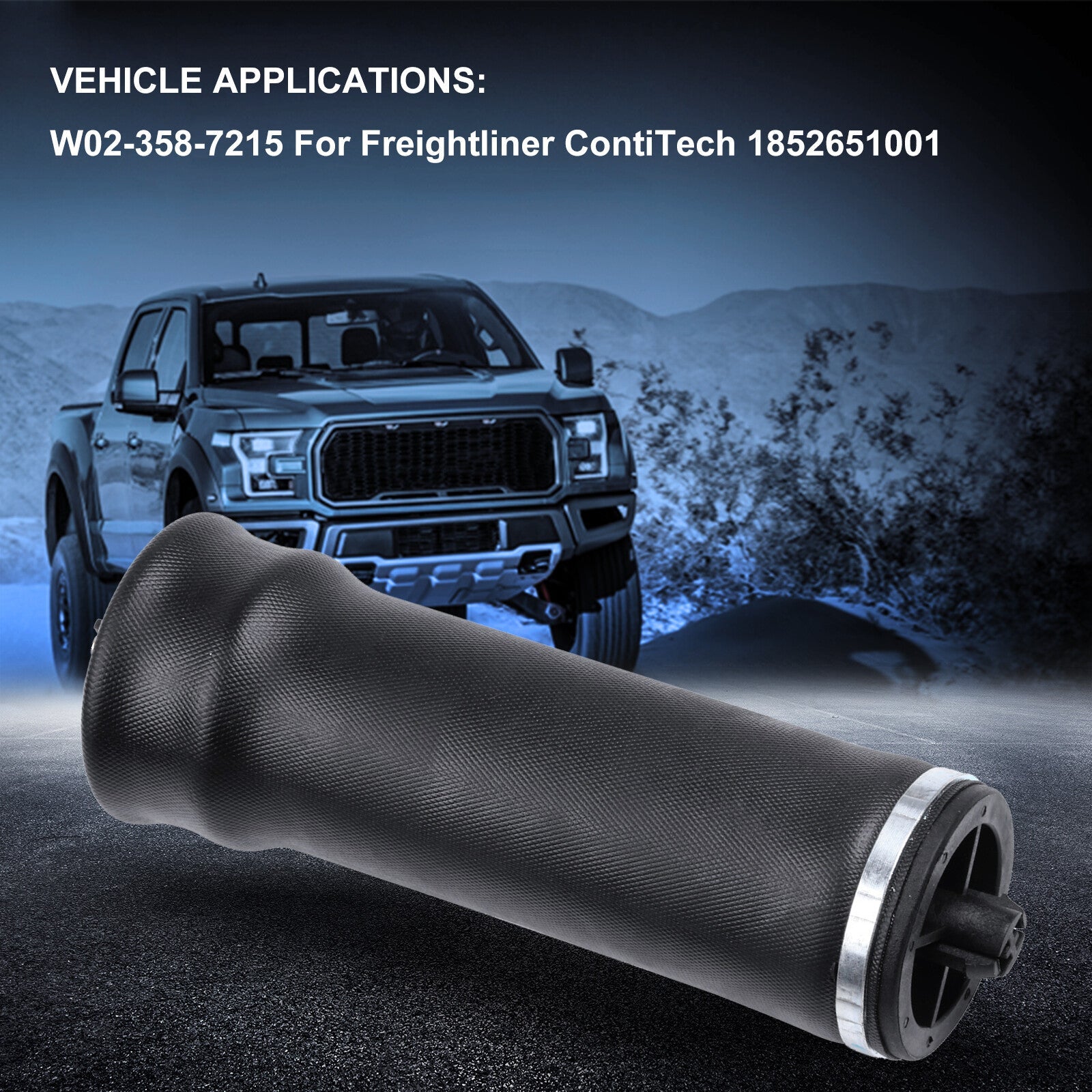 Air Suspension Air Spring Bag W02-358-7215 For Freightliner ContiTech 1852651001 6B93BC-57