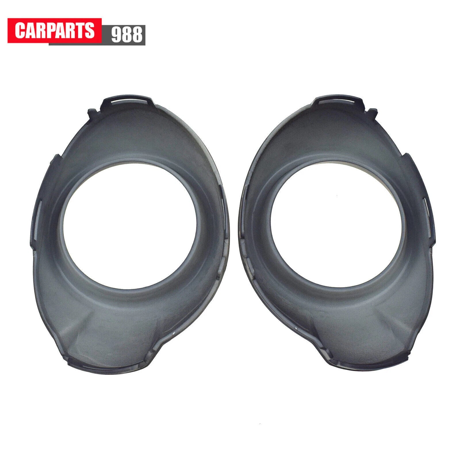 2Pcs Left Right Front Bumper Fog Light Lamp Cover Bezel For Ford Focus 2012-2014 6B93BC-57