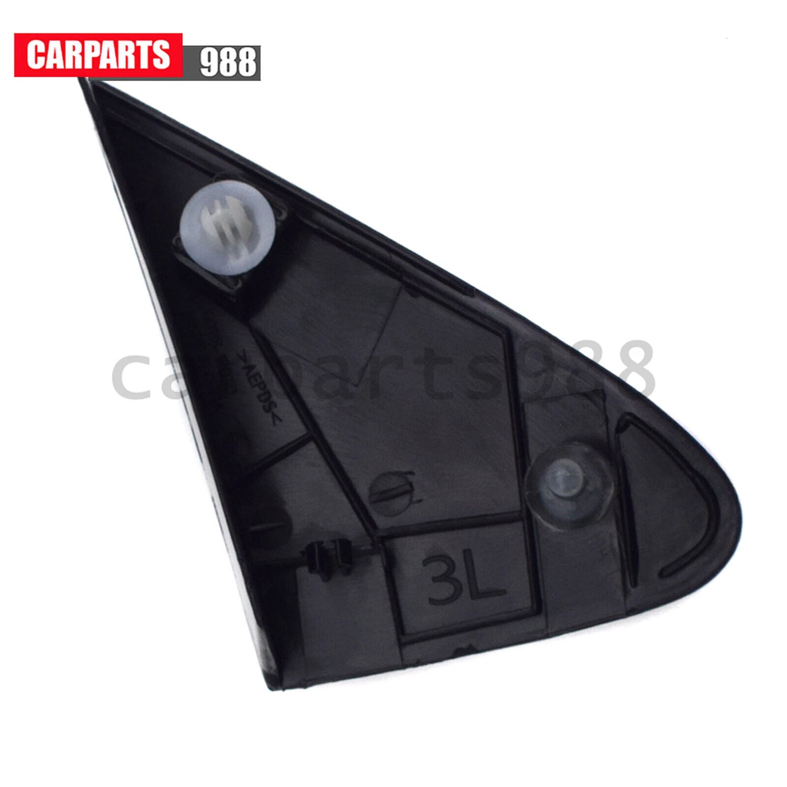 Left Side View Mirror Corner Cover Black For Toyota Corolla 2008-13 60117-12010 6B93BC-57