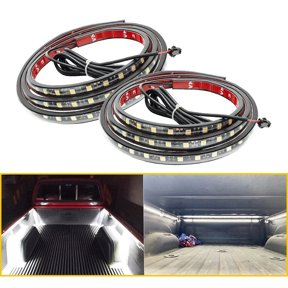 2x 60" Waterproof LED Cargo Bed Light Bar Van Pickup Truck Lighting Strips EOA 6B93BC-57