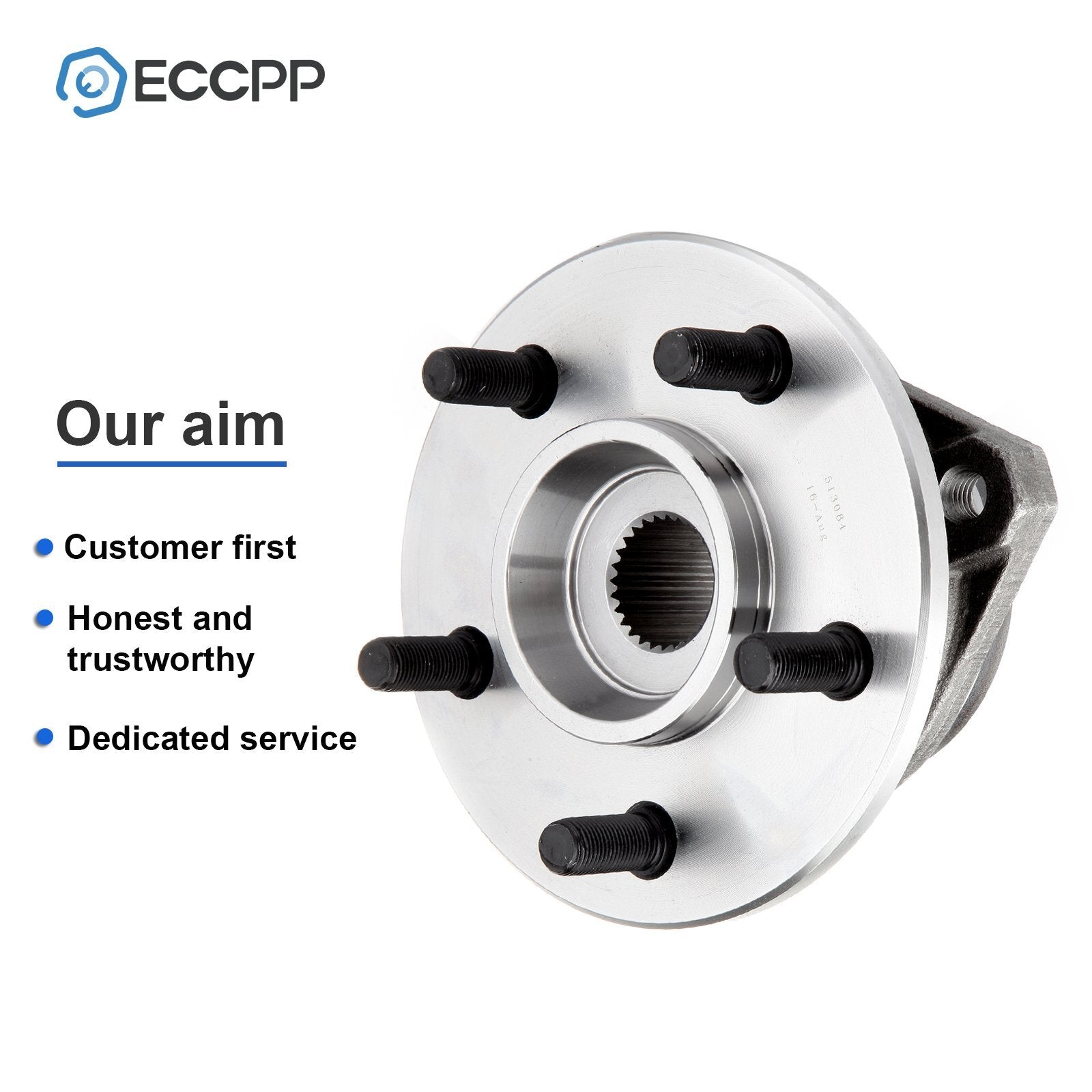 ECCPP 1 Pcs Wheel Hub Bearing Front For Jeep Grand Cherokee Comanche Wrangler TJ 6B93BC-57