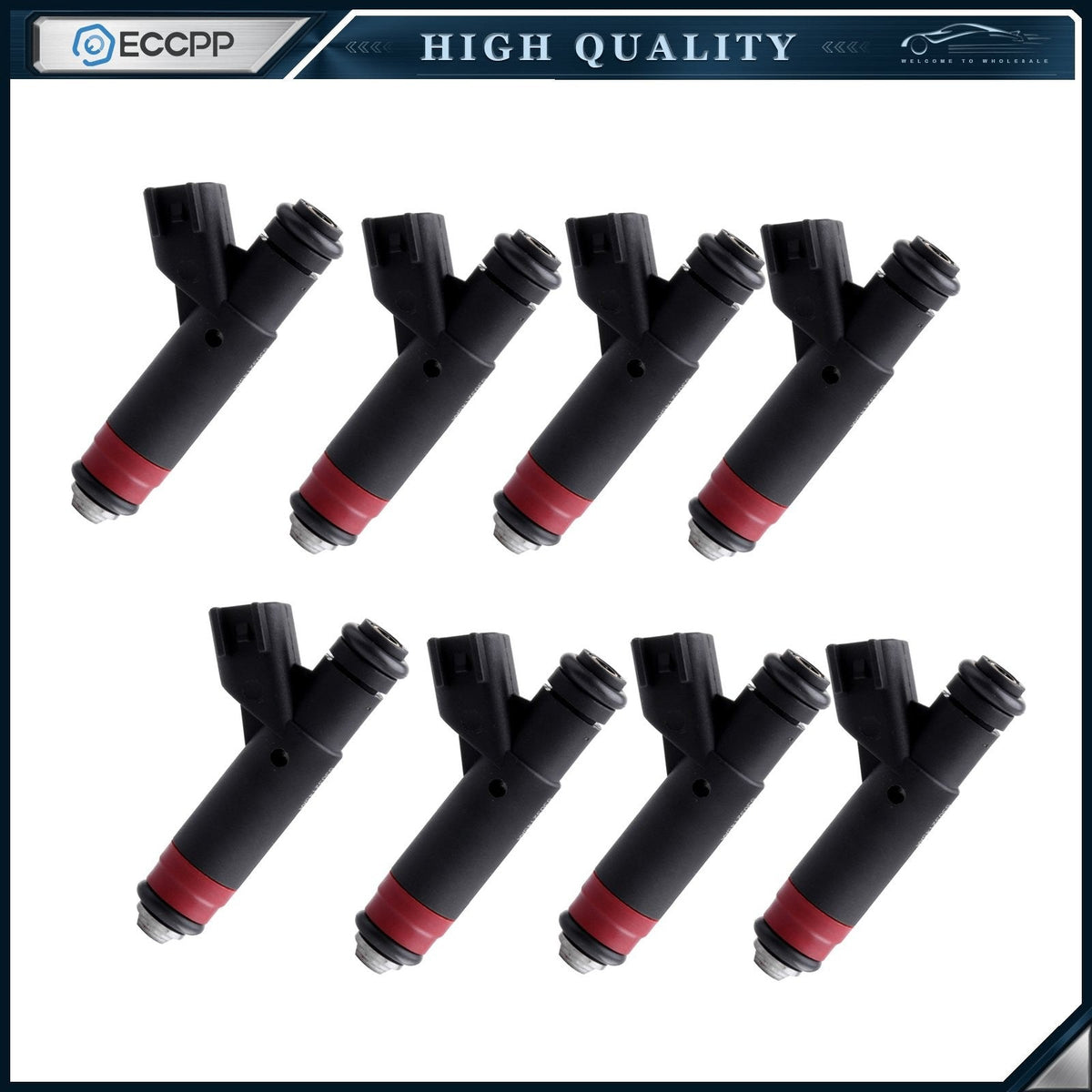 8pcs Fuel Injectors For Dodge Dakota Durango Ram 1500 Jeep Grand Cherokee 4.7L 6B93BC-57