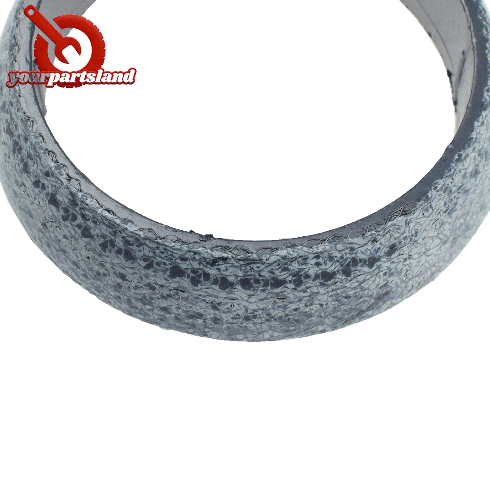 2PCS Donut Style Graphite Gasket For Muffler Exhaust Pipe To Manifold Adapter 6B93BC-57