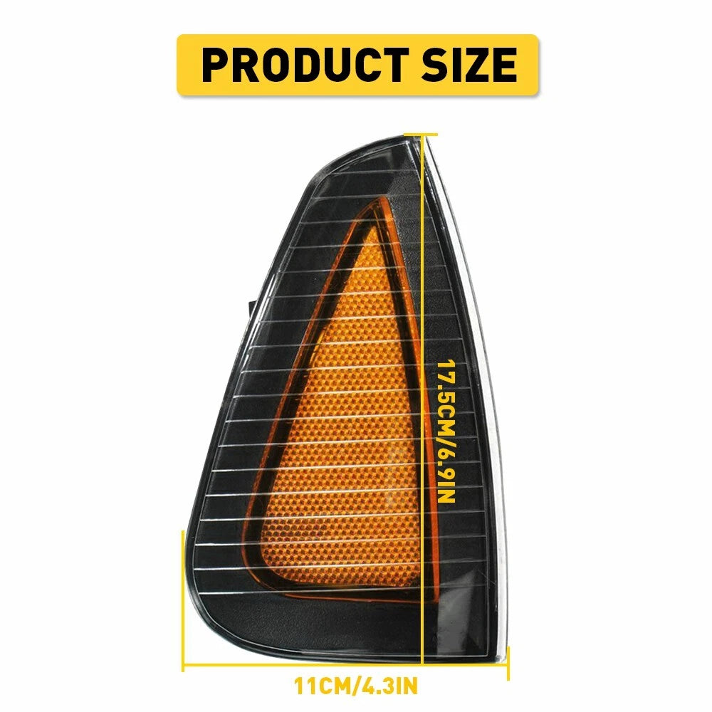 Amber Lens Marker Parking Signal Corner Lights For Housings Dodge 06-10 Charger 6B93BC-57