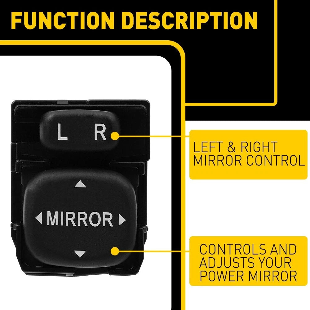 Power Mirror Switch For Toyota 2001-2013 Prius 2001-2012 Toyota RAV4 84870-34010 6B93BC-57