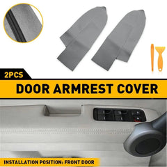 2pcs Gray Front Door Handle Armrest Pull Cover fit for Honda CR-V CRV 2007-2012 6B93BC-57