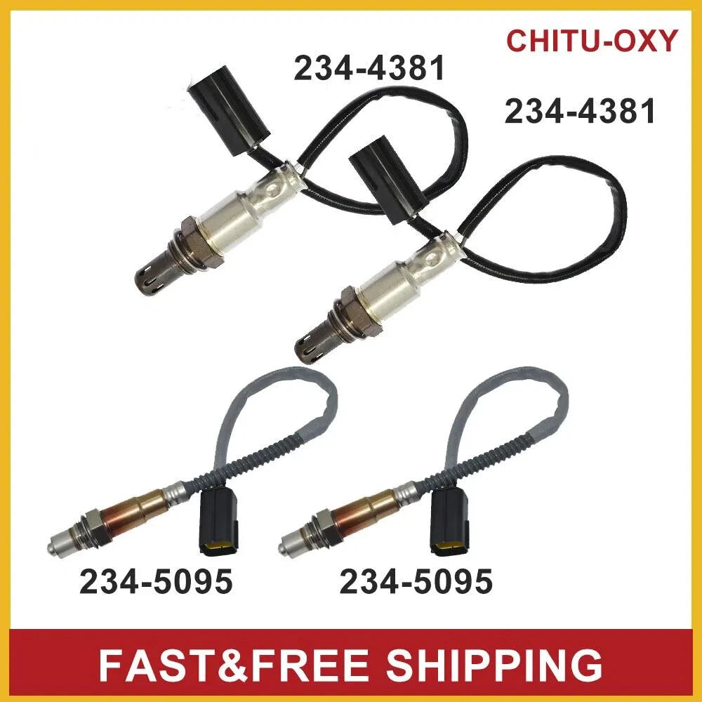 22693-1LA0C 226A0-EN21A 4x Oxygen Sensor For 2011-14 Infiniti QX56 QX80 V8 5.6L 6B93BC-57