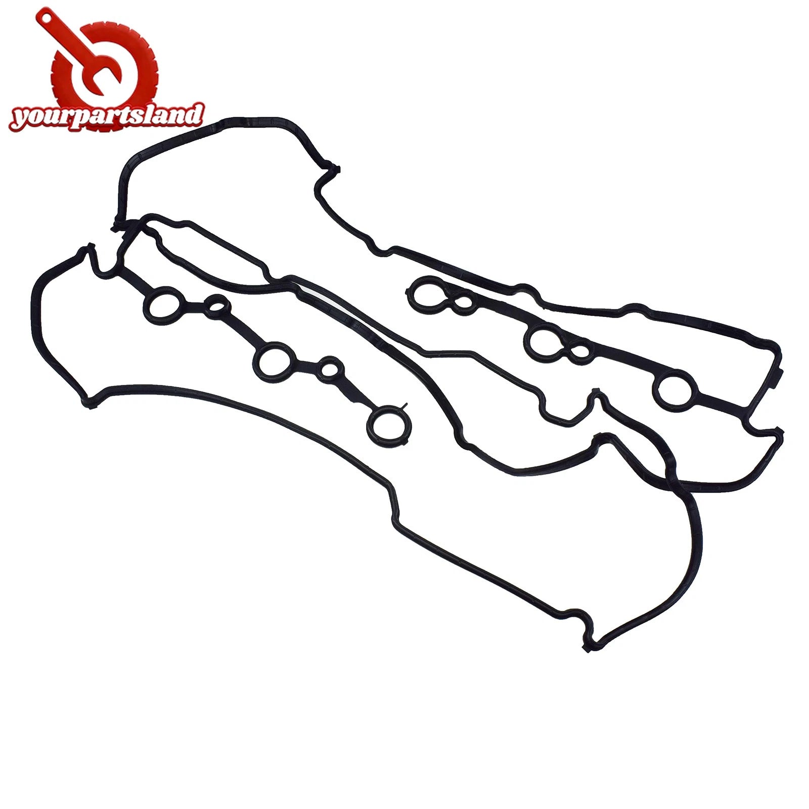 For NISSAN Armada INFINITI QX56 Left & Right Engine Cover Gasket Set 13270-1LA0A 6B93BC-57
